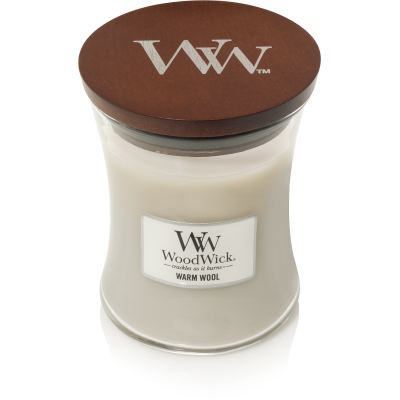Woodwick Warm Wool Medium Candle